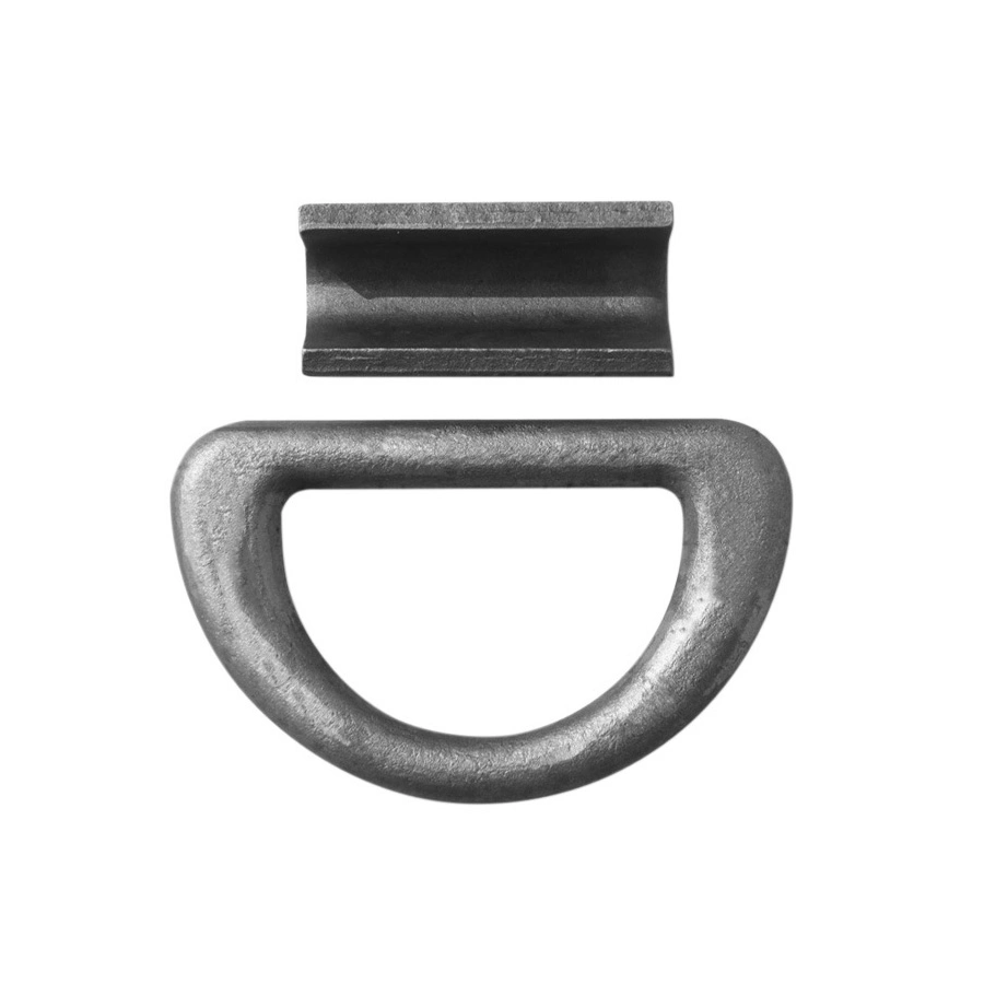 G70 Factory Price Steel Forged Lashing D Ring with Wraps