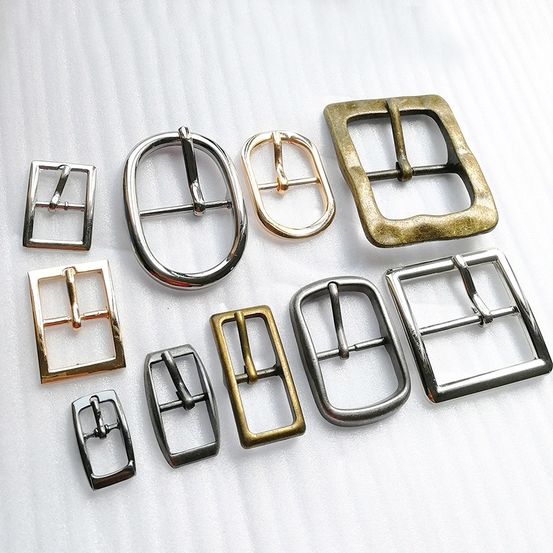 Metal Gold/Silver/Antique Brass Pin Buckle Bag Strap Belt Buckles